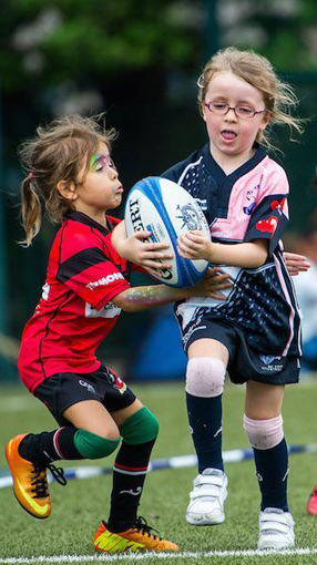 Young Girl Rugby League